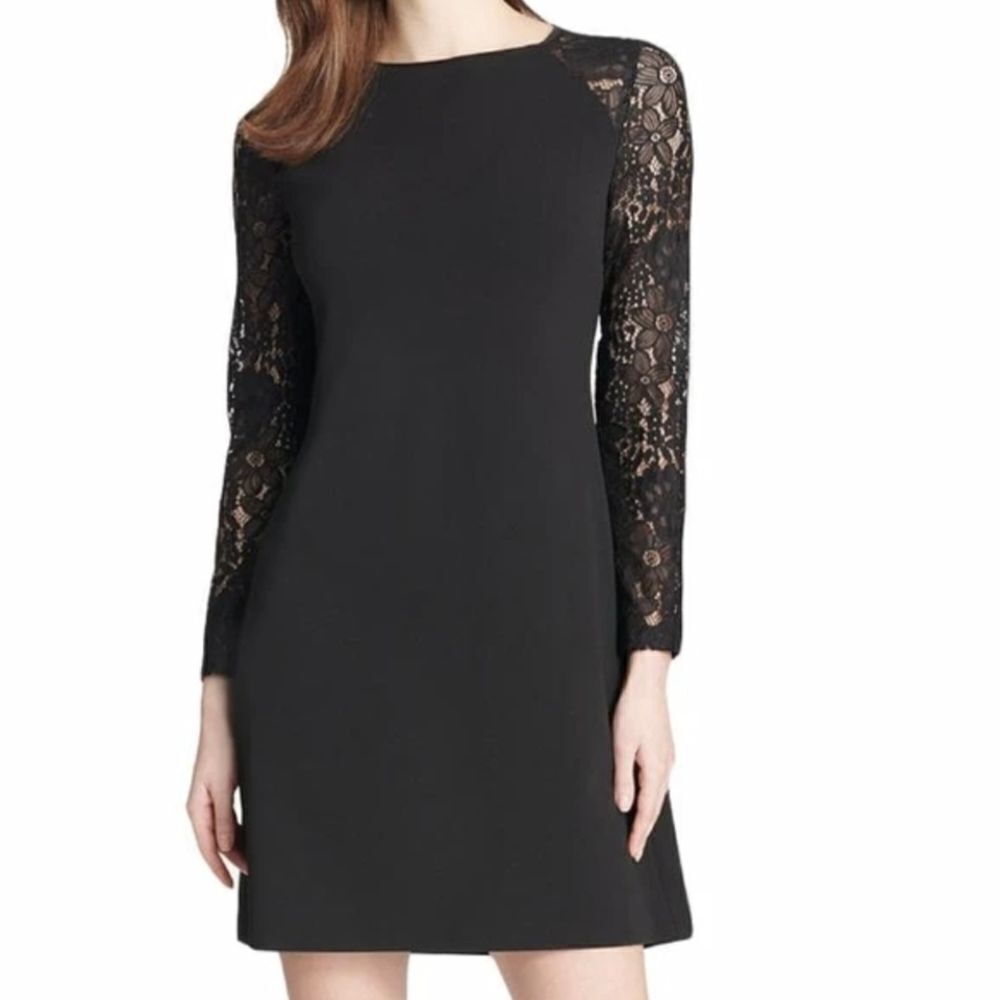 Michael Kors Women's Long Sleeve Dress Black Size XL